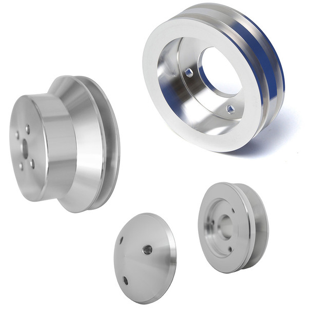 Big Block Ford High Flow V-Belt Pulley Kit