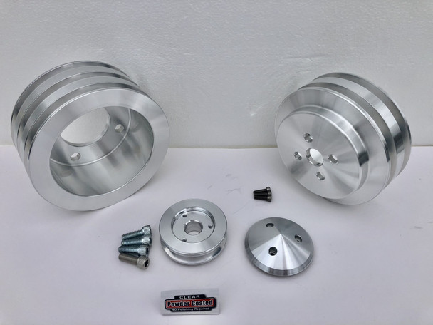 Big Block Ford High Flow V-Belt Pulley Kit (3V)
