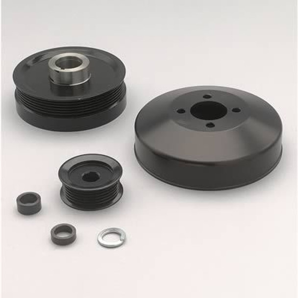 Ford 4.6L Mustang GT ('96-04) & Mustang Cobra ('96-99) with SFI Damper Pulley Kit - Black