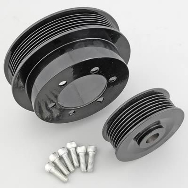 Dodge Magnum 3.9 ('91-01) & 5.2 ('91-97) Performance Series Pulley Kit (Black)