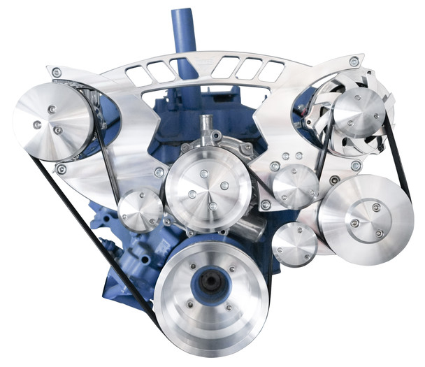 AMC 304 - 401 All Inclusive Pro-Track Serpentine System, Front, Clear