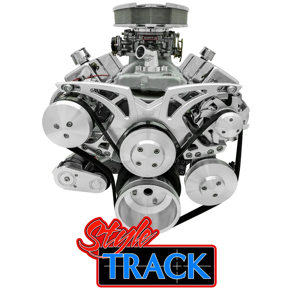 Big Block Chevy Style Track all inclusive serpentine system