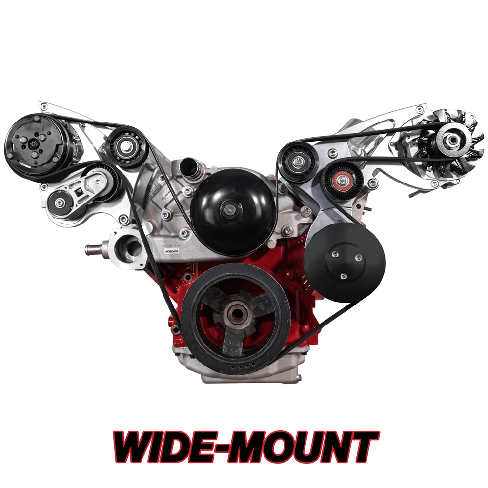 Chevy LS Wide Mount all inclusive serpentine system