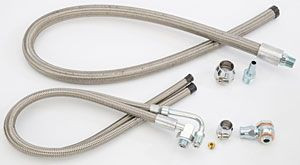 Saginaw Power Steering Hose Kit For GM Steering Box with Flare Fittings  (Pre-'78) - March Performance