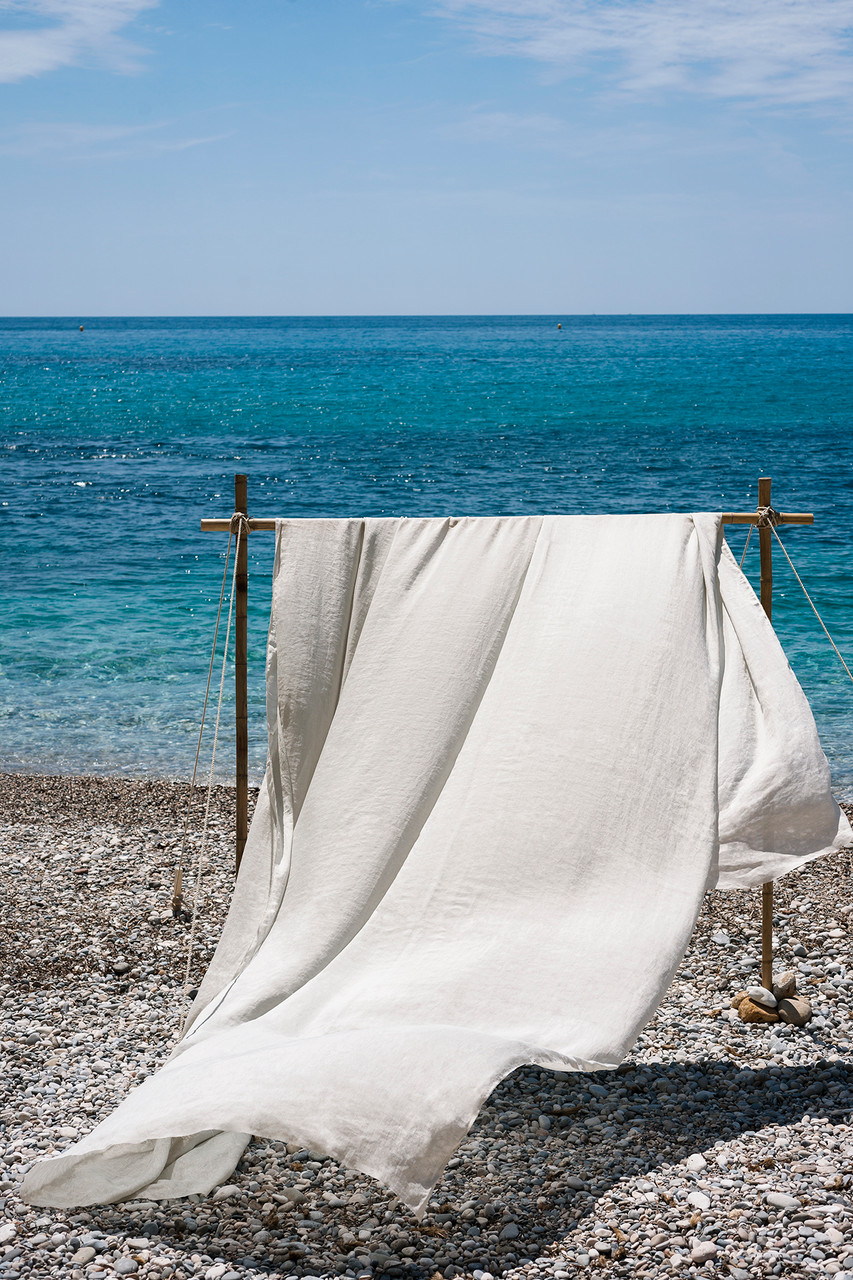 Linen voile in extra width Wide Linen Giza | Dedar Milano