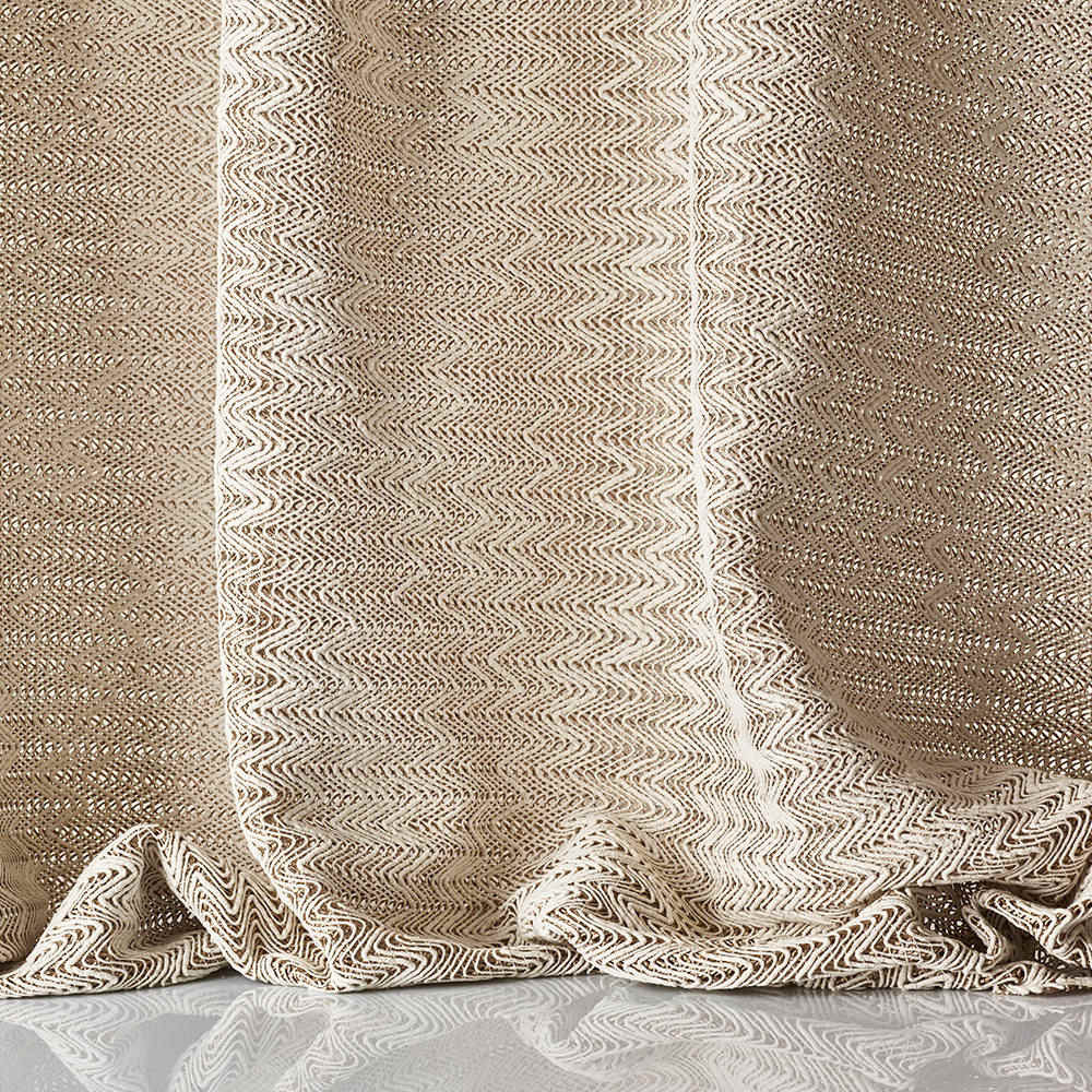 Textured crochet sheer Crocodile | Dedar Milano