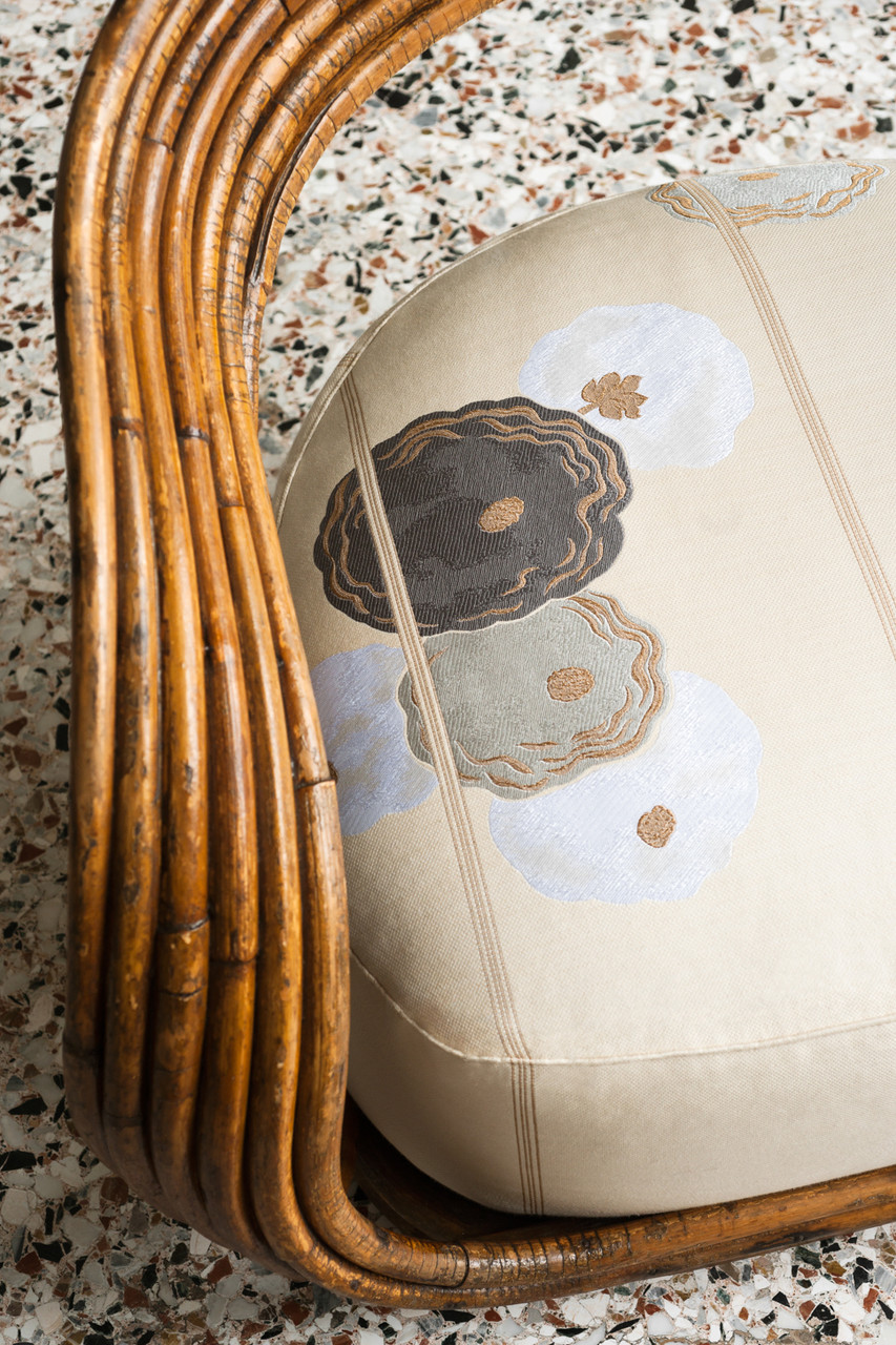 Jacquard with japanese garden Kiku | Dedar Milano