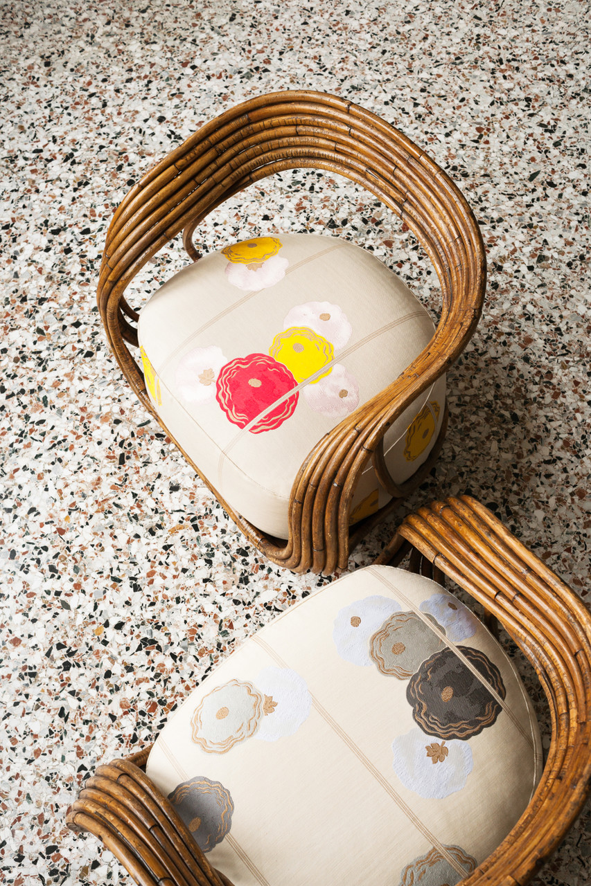 小物 kiku Jacquard with japanese garden Kiku | Dedar Milano