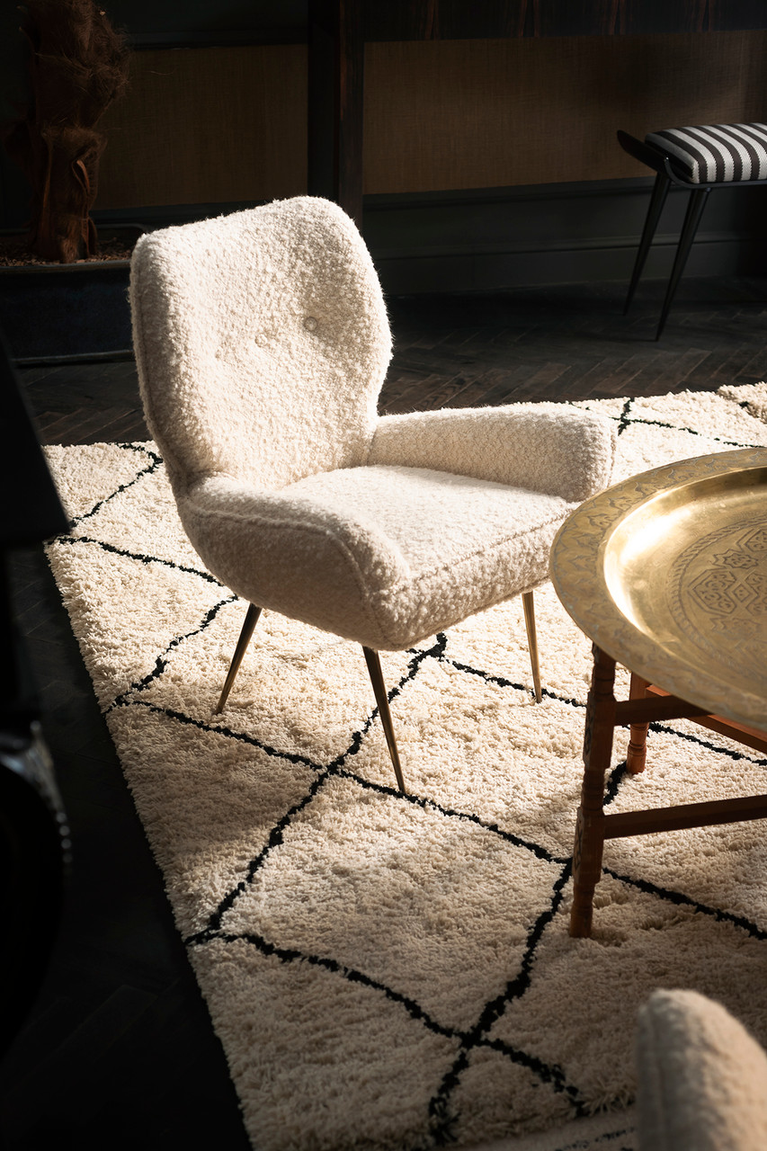 Wool and linen consistent texture Mammuth | Dedar Milano