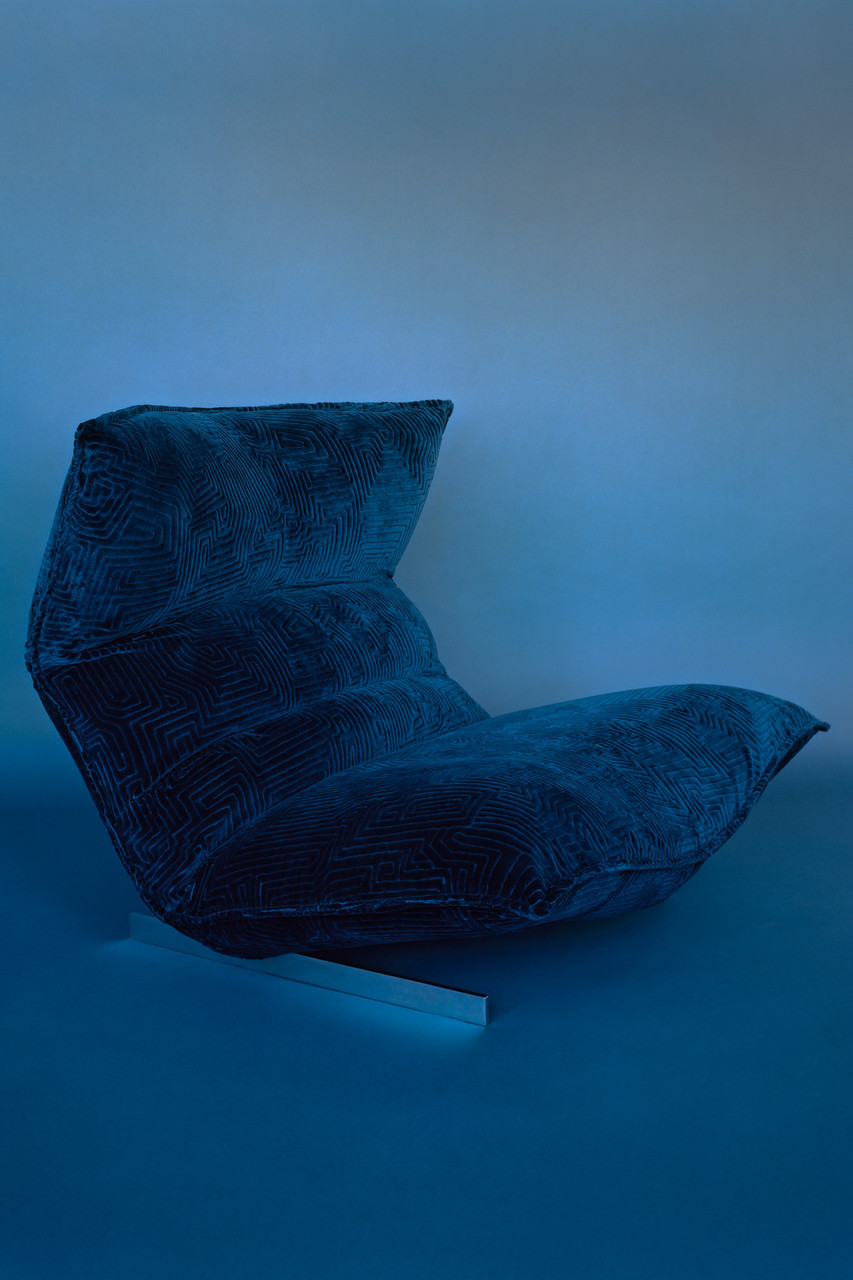 Soft velvet jacquard with engraved effect Déjà Vu Jamais | Dedar