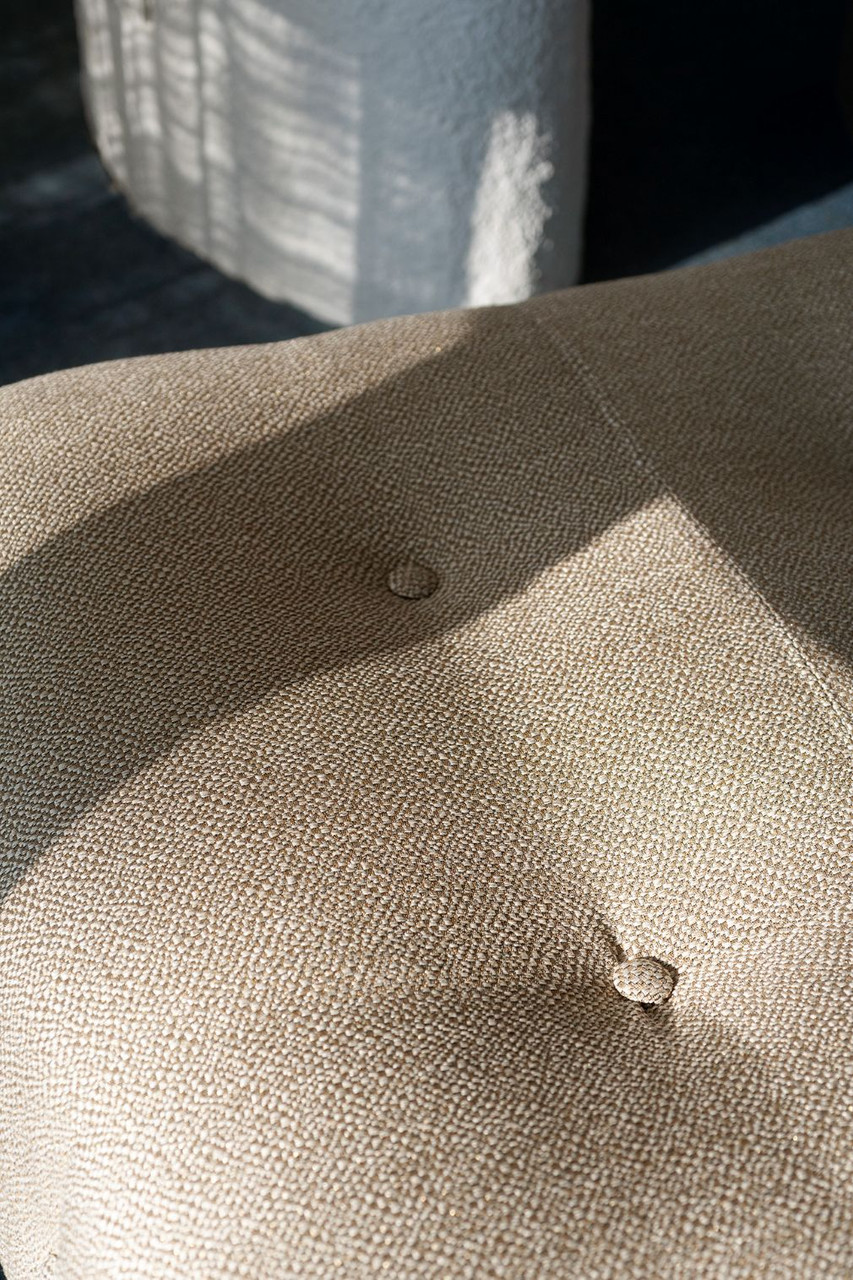 Suggestions of hammered metal on a fire-retardant jacquard Verray