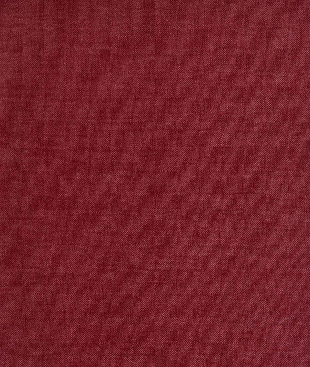 Tissu Chintz Couleur Bordeaux - 280 Cm De Large, Coton/polyester, Neuf, Fabriqué En France