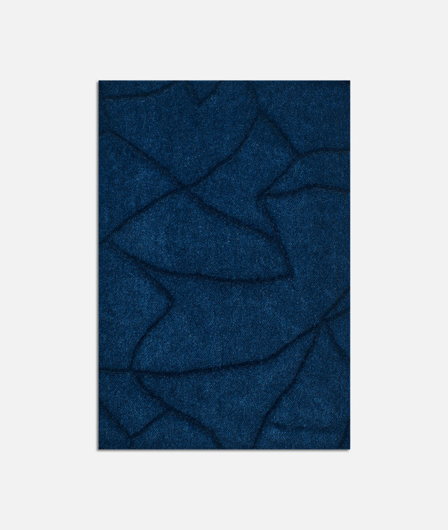 Cracked effect on jacquard mohair velvet Script | Dedar Milano