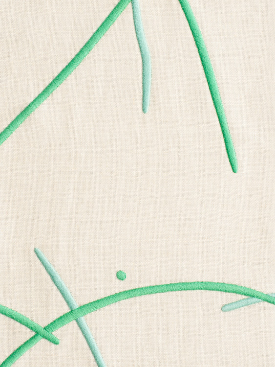 003|Linen,Beige, Green