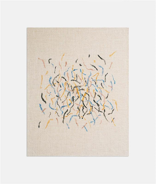 001|Ivory, Orange, Blue