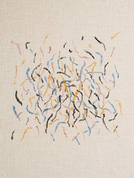 001|Ivory, Orange, Blue