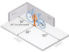 Bike Hitch Rack Setback measurements