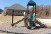 Sunset Harbor Park Structure in Neutral Color Scheme Installed at Inspirade HOA in Edmond, OK