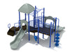 Custom Colors - Gray Roof/Slides, Cobalt Blue Rails/Posts, Climber