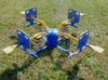 Animal Spring Bouncer in Blue and Yellow
