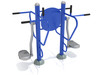 Double Station Pendulum Swing with Leg Lift - Lakeside Color Scheme