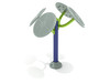 Double Station Tai Chi Hand Swing - Lime Green Rails/Cobalt Blue Post Double Station Tai Chi Hand Swing - Lime Green Rails/Cobalt Blue Post