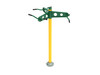 Triple Station Chin-Up Bars - Rainforest Green Rails/Sunglow Yellow Post