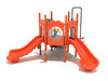 Custom Colors - Orange Slide/Posts/Panel, Matte Black Rails, Beige Climber