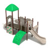 Chapel Hill Spark Playground Structure - front view - forest Color scheme
