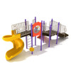 Columbia Spark  Playground Structure - front view - island color scheme