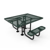 46" Square Portable Table - 2 Seat Accessible with Expanded Metal Option