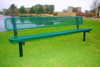 example rectangular bench inground mount expanded metal