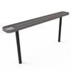 Rectangular Bench Without Back - Inground Mount and Expanded Metal Options