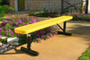 Rectangular Bench w/o Back punched steel, shown as portable