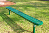 Rectangular Bench w/o Back shown as in-ground 