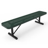 Player's Bench Without Back - Portable and Punched Steel Options