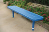4' Player's Bench without back (Inground  mount shown)