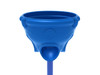 Blue with blue post