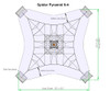 Spider Pyramid 6-4 Safety Use-Zone details