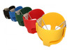 The High Back Infant Bucket Swing Seat comes in Black, Blue, Green, Red and Yellow