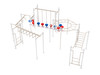 Terre Haute Playground Structure - Patriotic Color Scheme