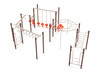 Terre Haute Playground Structure - Pumpkin Color Scheme