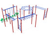 Terre Haute Playground Structure - Beachball Color Scheme