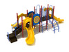 Barberton Spark Playground Structure - Egyptian Color Scheme