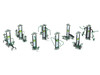 Olympic Spirit Outdoor Fitness Package - Rainforest Green Rails/Matte Black Posts