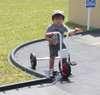 The tricycle promotes a healthy lifestyle!