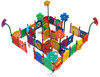 Maramec Play Structure - Back- Custom Colors