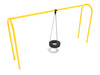 1-Bay Arch Tire Swing in Sunglow Yellow