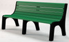 6' Newport Bench In Green