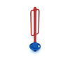 Freestanding Pod Climber - 1 Pod- Brick Red Post/Rail & Pacific Blue Plastic